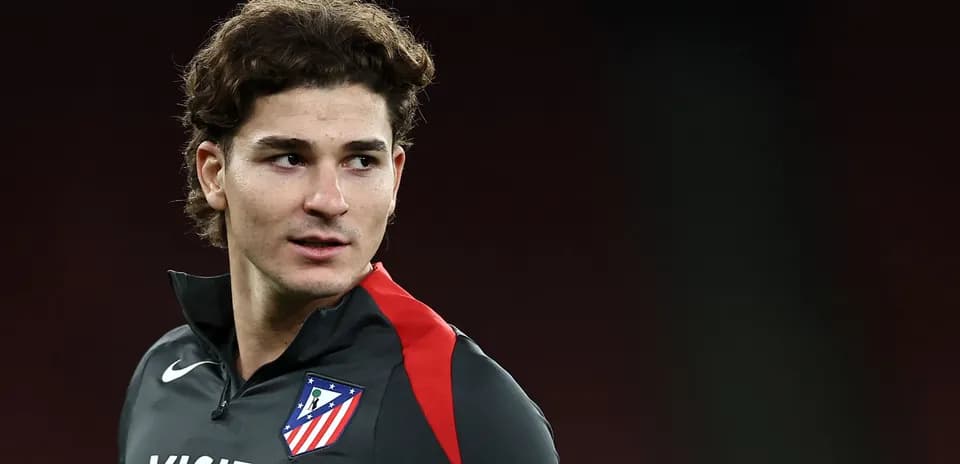 Jugador de Atlético de Madrid durante entrenamiento
