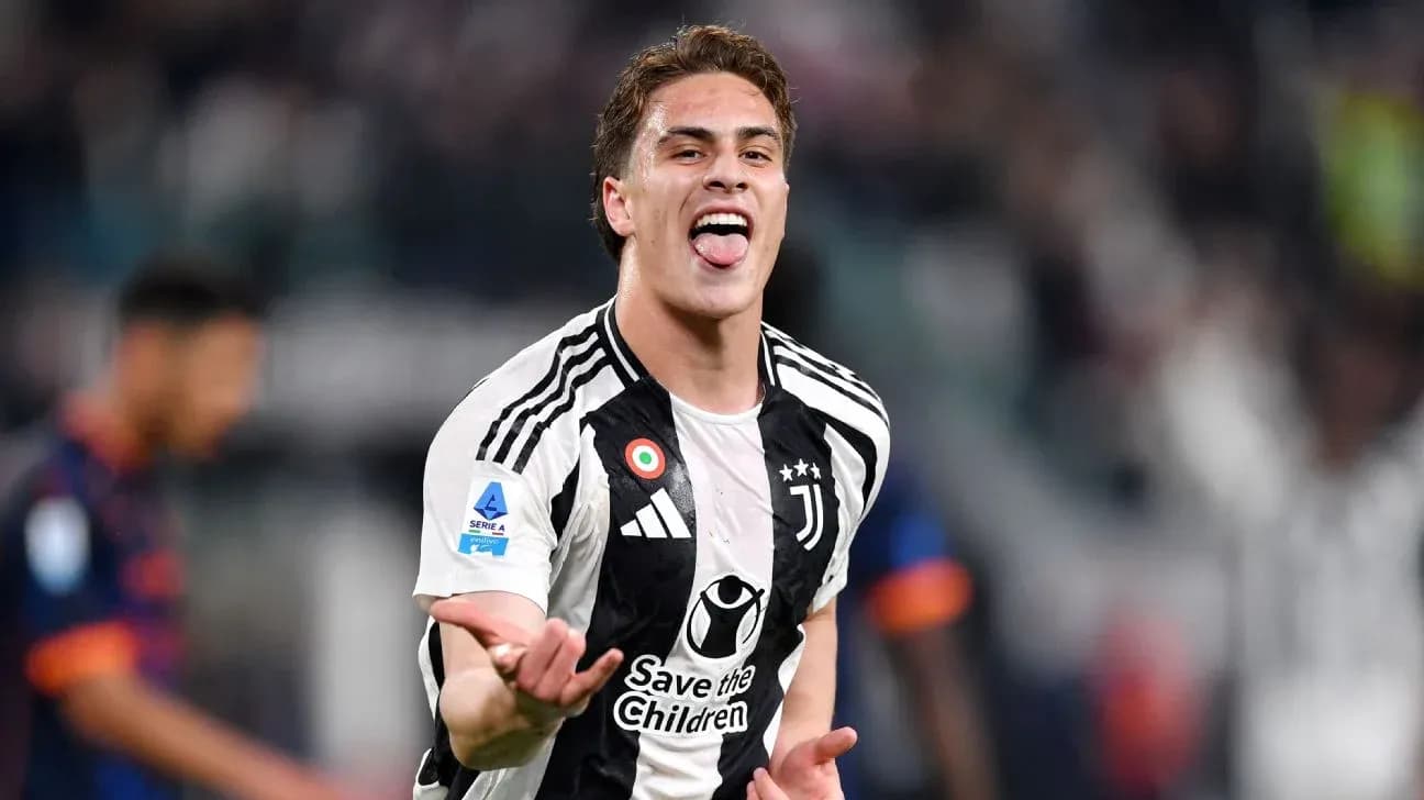 Jugador de Juventus celebrando un gol