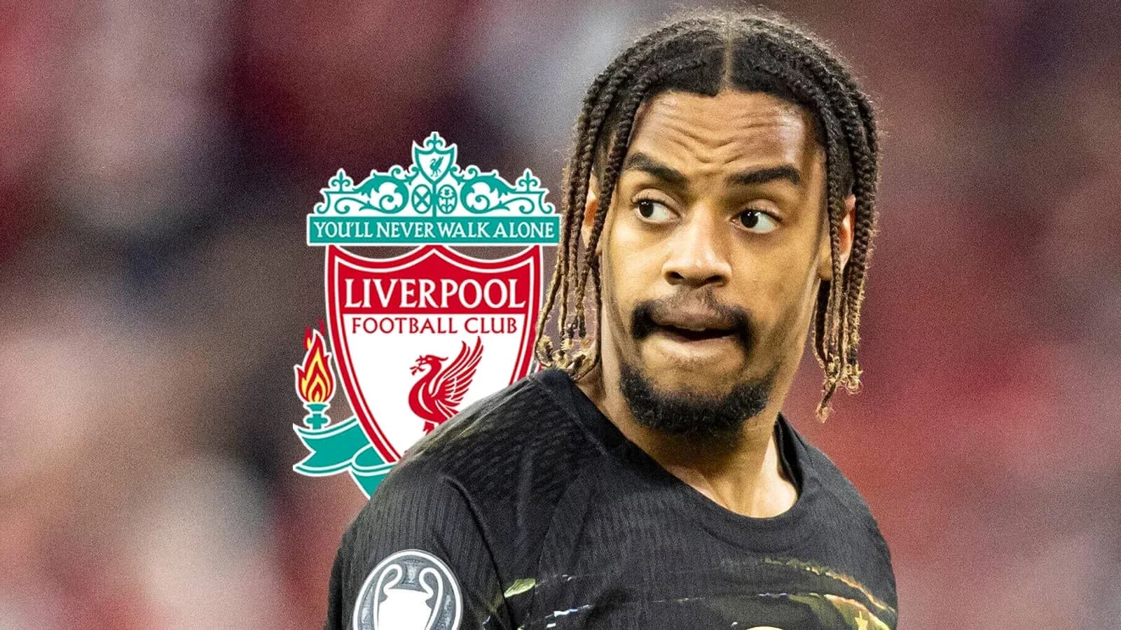Jugador de Liverpool en el campo durante partido