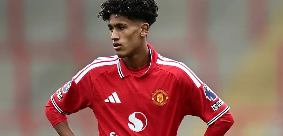 Jugador de Manchester United en acción durante el partido