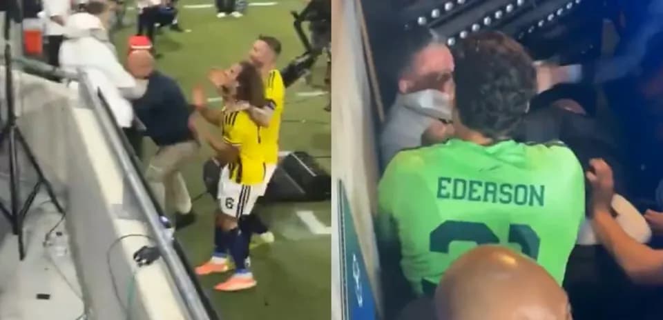 Jugadores y personal involucrados en confrontación post-partido