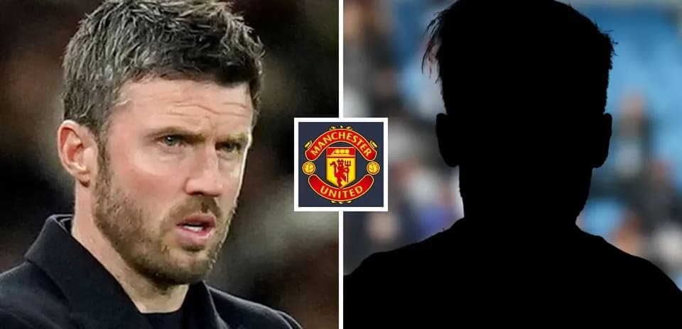 Michael Carrick y silueta de un jugador de fútbol