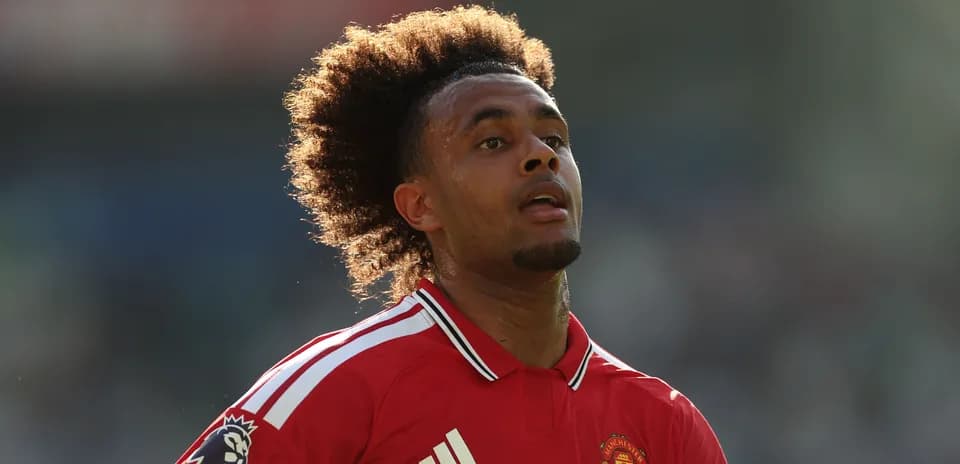 Jugador de Manchester United en acción durante partido