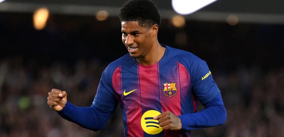 Jugador de Barcelona celebrando un gol