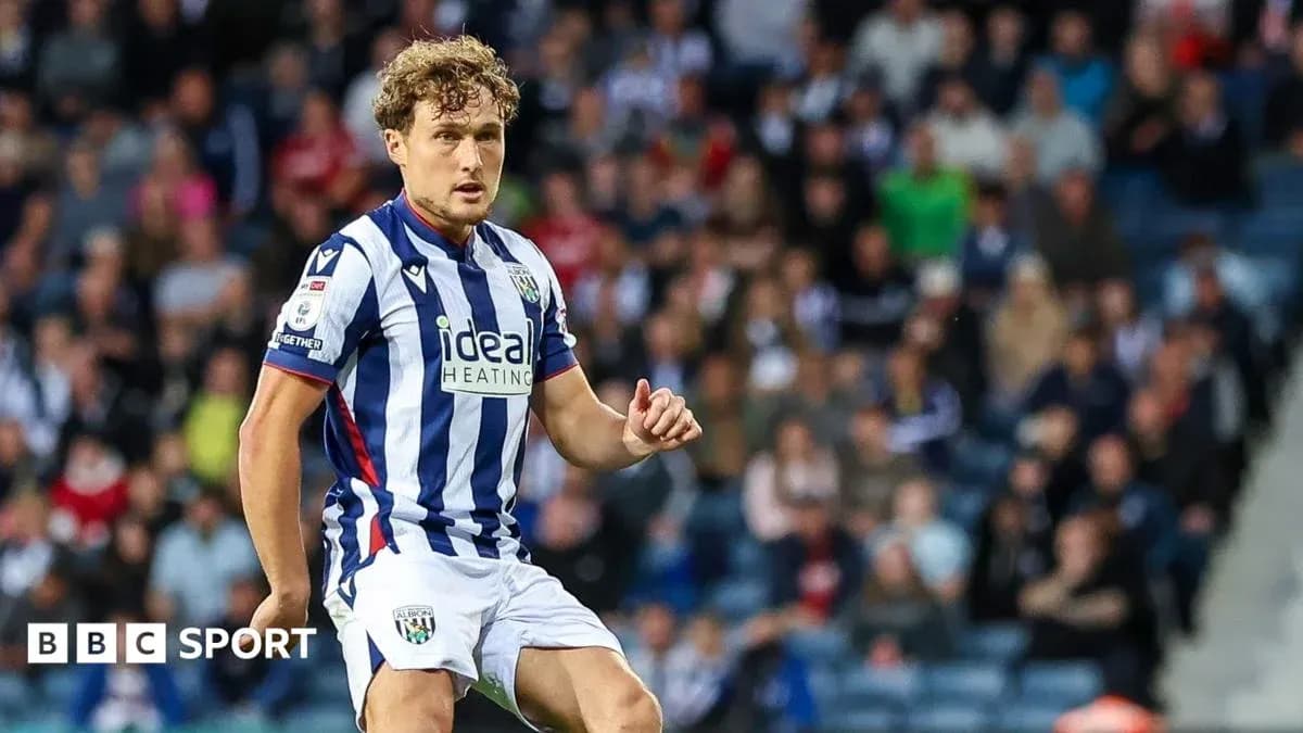 Jugador de West Bromwich Albion en acción durante el partido