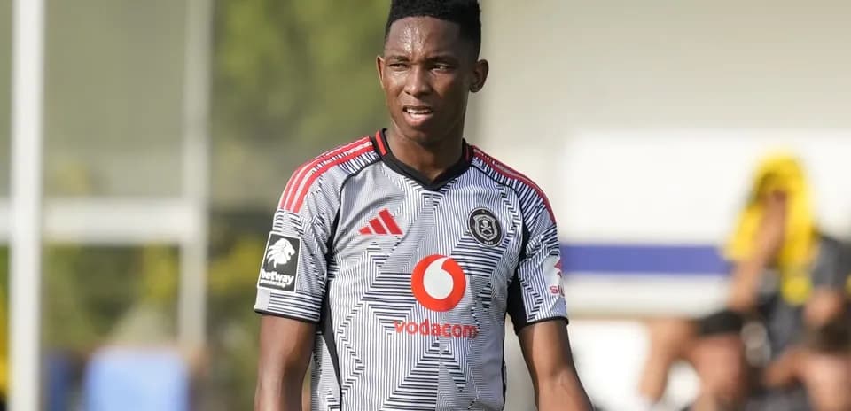Jugador de Orlando Pirates en el campo de juego
