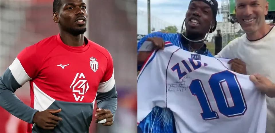 Jugador entrenando y mostrando camiseta firmada