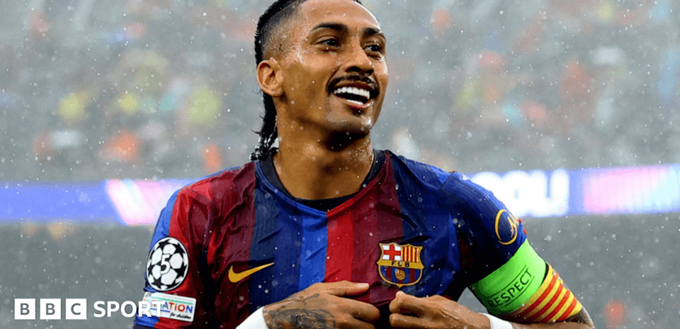 Barcelona aplasta a Feyenoord con doblete de Raphinha en la Champions League