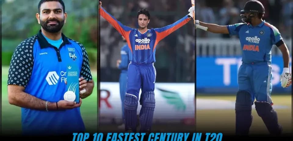 Los 10 Centenarios Más Rápidos en T20 Internacionales - Actualizado 2026