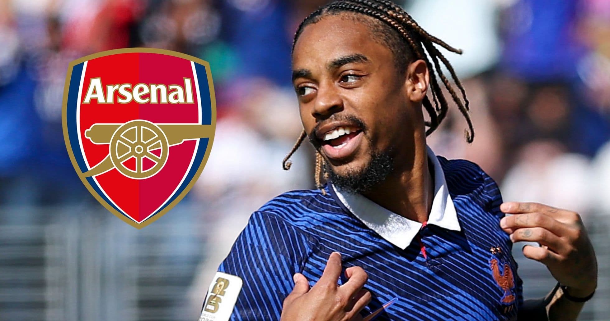 Arsenal podría superar a Liverpool en la carrera por Bradley Barcola tras fichar a Bruno Guimarães