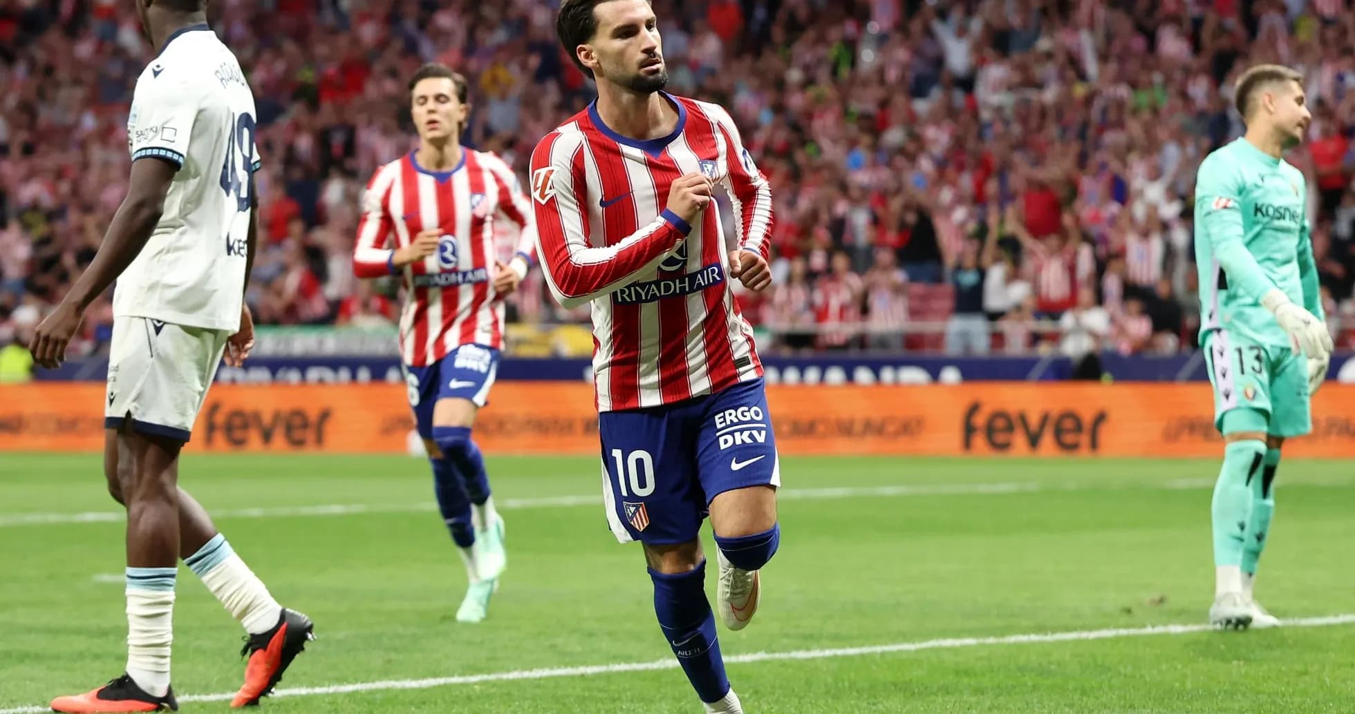 Gol de un jugador del Atlético de Madrid Gol de un jugador del Atlético de Madrid
