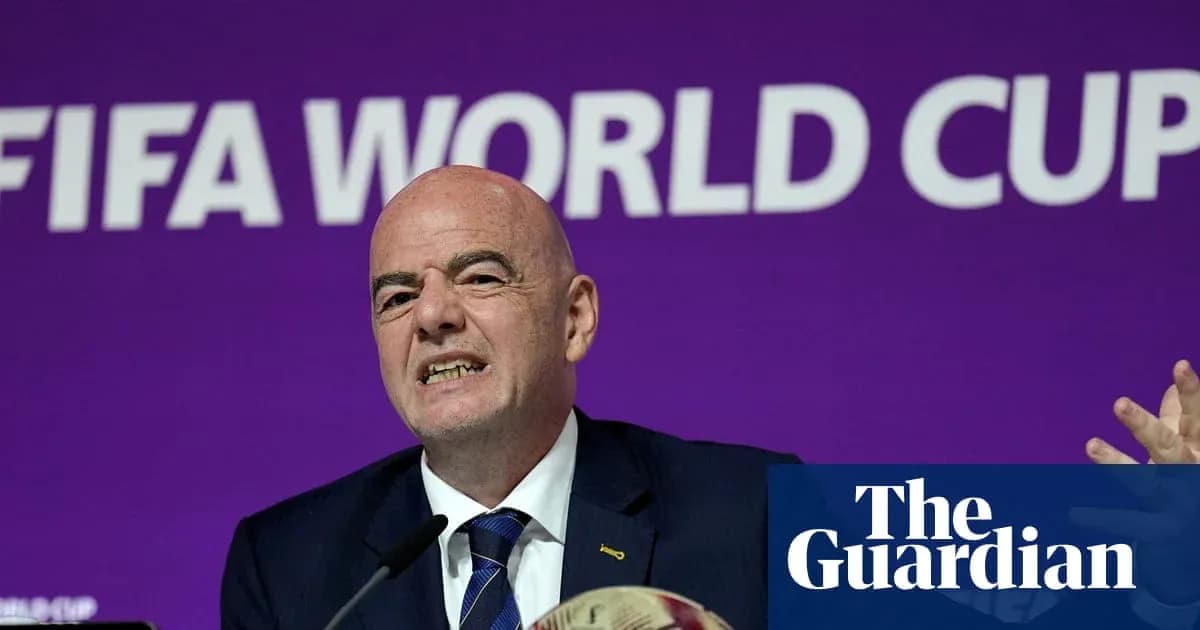 Gianni Infantino hablando en conferencia de prensa de FIFA Gianni Infantino hablando en conferencia de prensa de FIFA