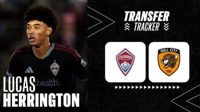 Lucas Herrington during transfer announcement graphic Lucas Herrington during transfer announcement graphic