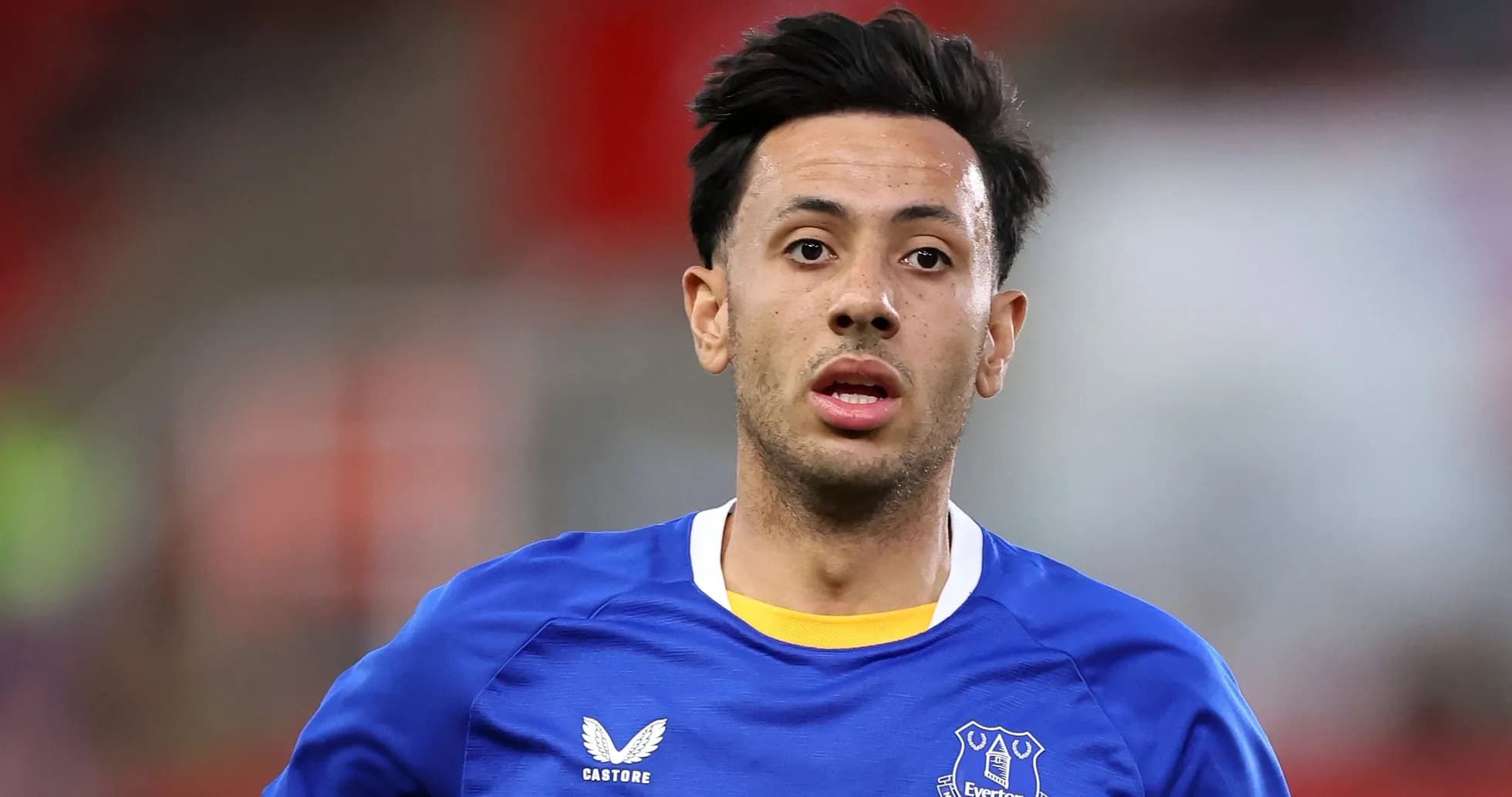 Jugador de Everton en acción durante un partido Jugador de Everton en acción durante un partido