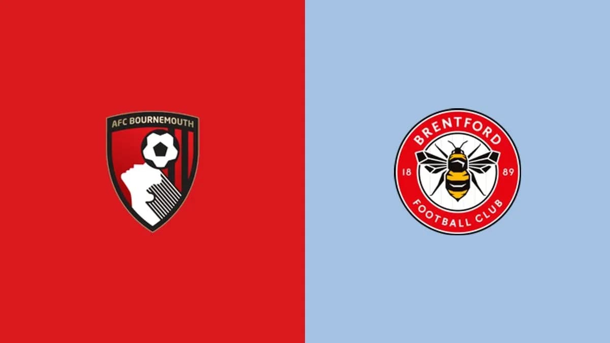 Logos de AFC Bournemouth y Brentford FC Logos de AFC Bournemouth y Brentford FC