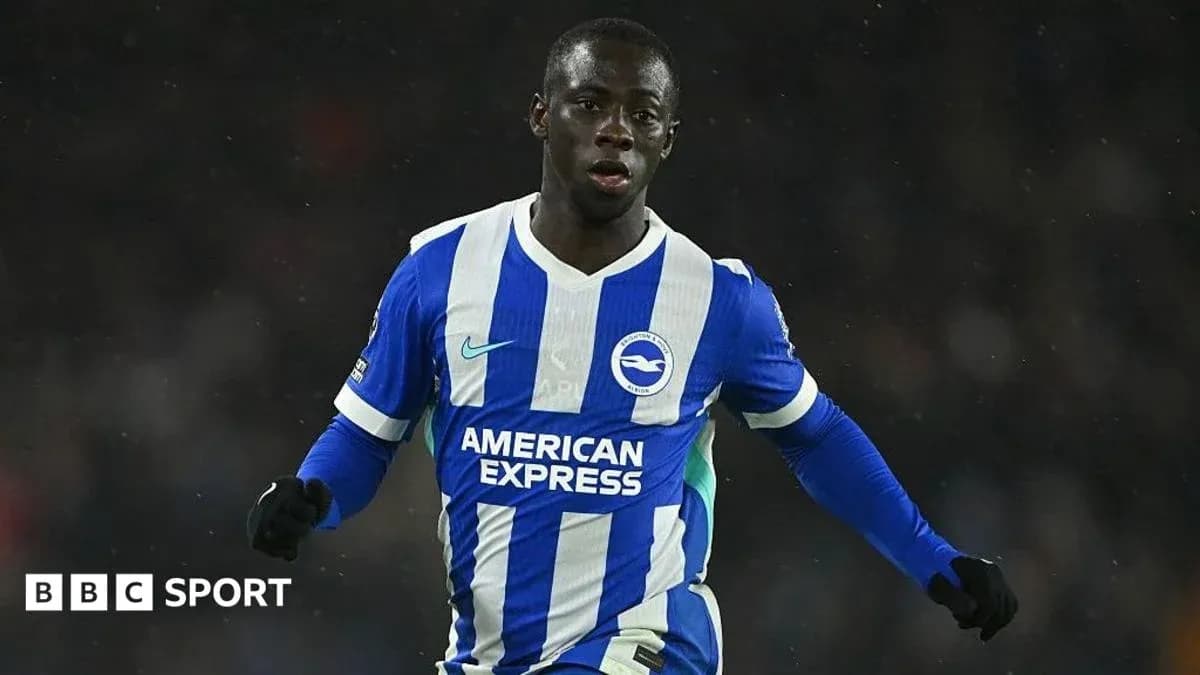 Jugador de Brighton celebrando durante un partido Jugador de Brighton celebrando durante un partido