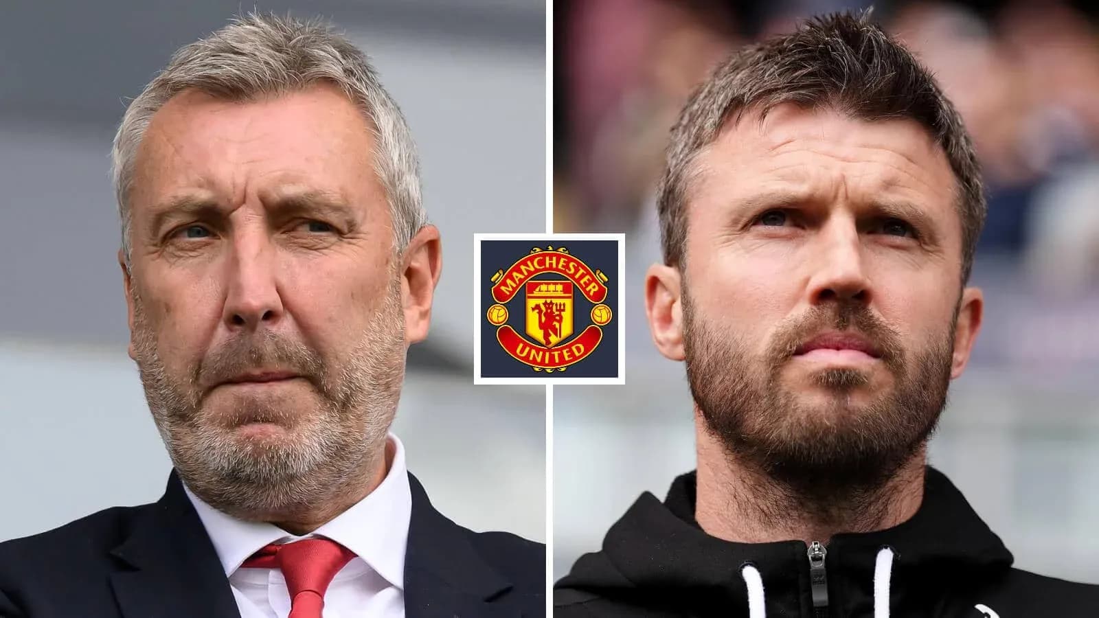 Entrenadores de Manchester United en retratos separados Entrenadores de Manchester United en retratos separados