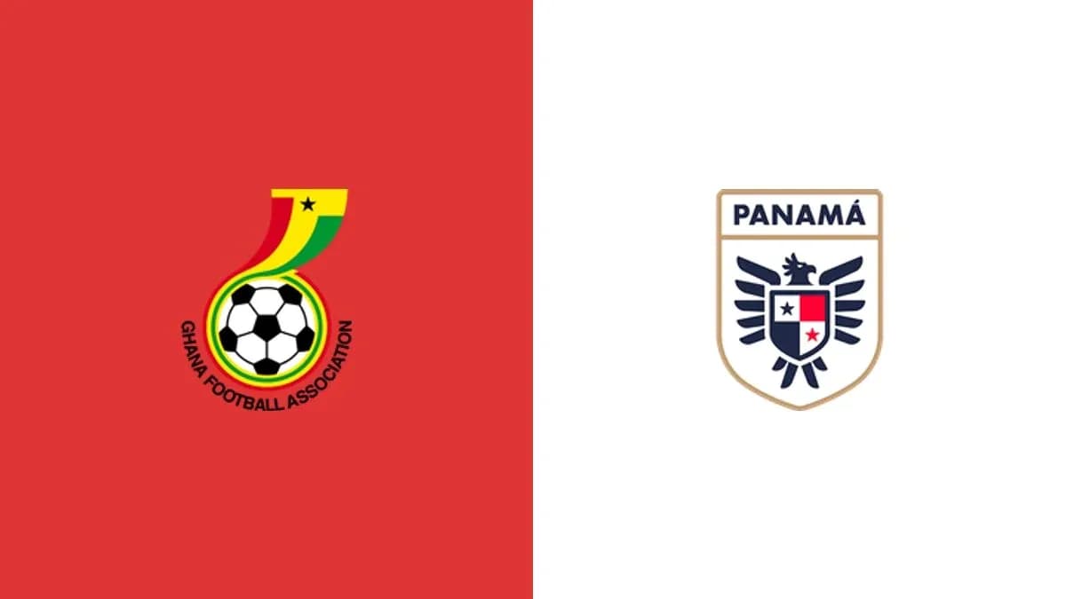 Logos de las asociaciones de fútbol de Ghana y Panamá Logos de las asociaciones de fútbol de Ghana y Panamá