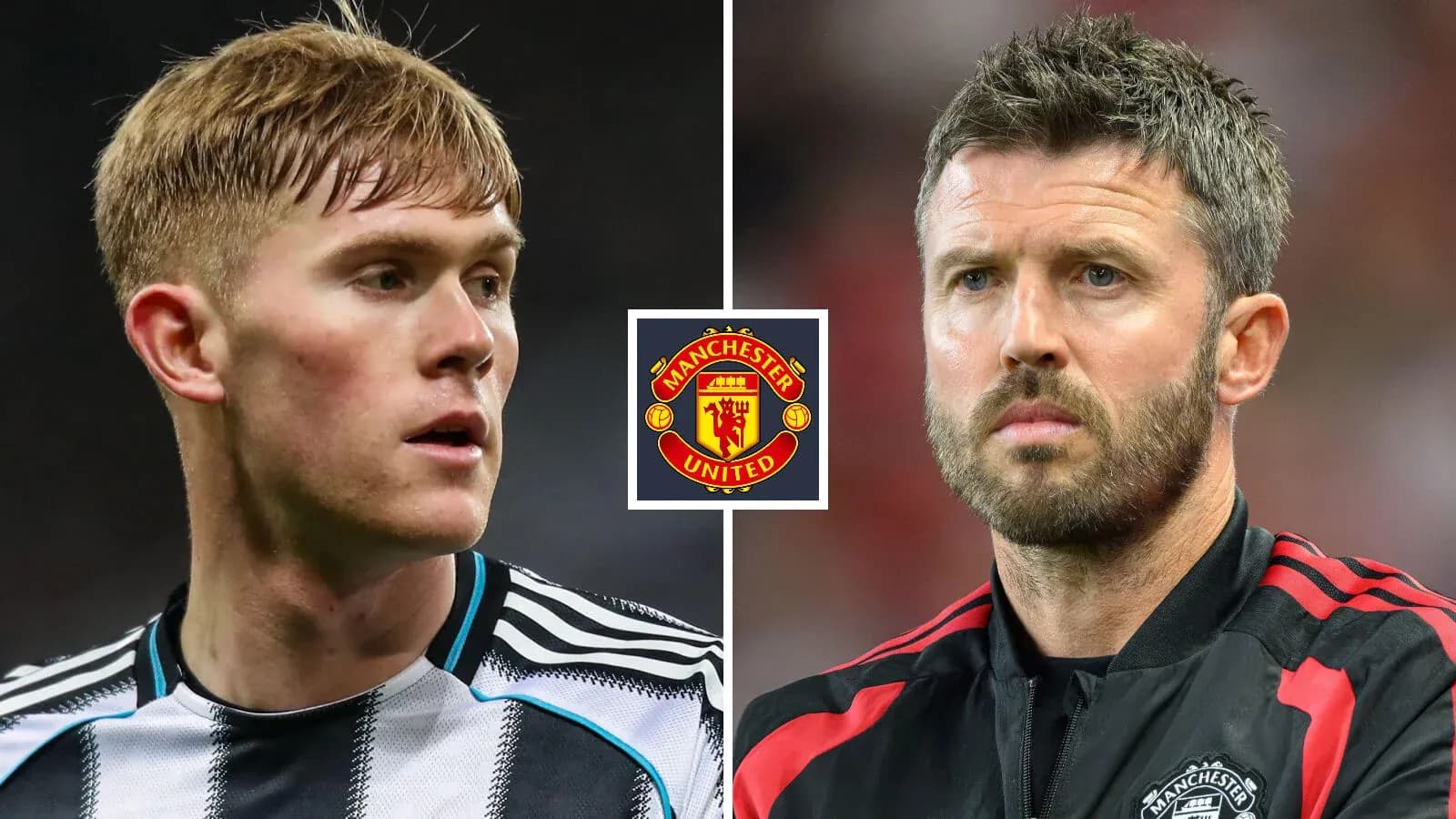 Jugadores de Newcastle y Manchester United en imagen Jugadores de Newcastle y Manchester United en imagen