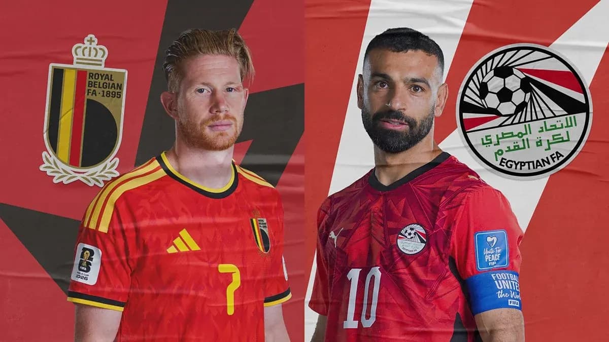 Kevin De Bruyne y Mohamed Salah en la previa Kevin De Bruyne y Mohamed Salah en la previa