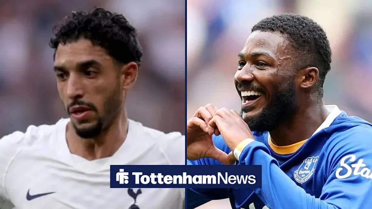 Jugadores de Tottenham y Everton durante un partido Jugadores de Tottenham y Everton durante un partido