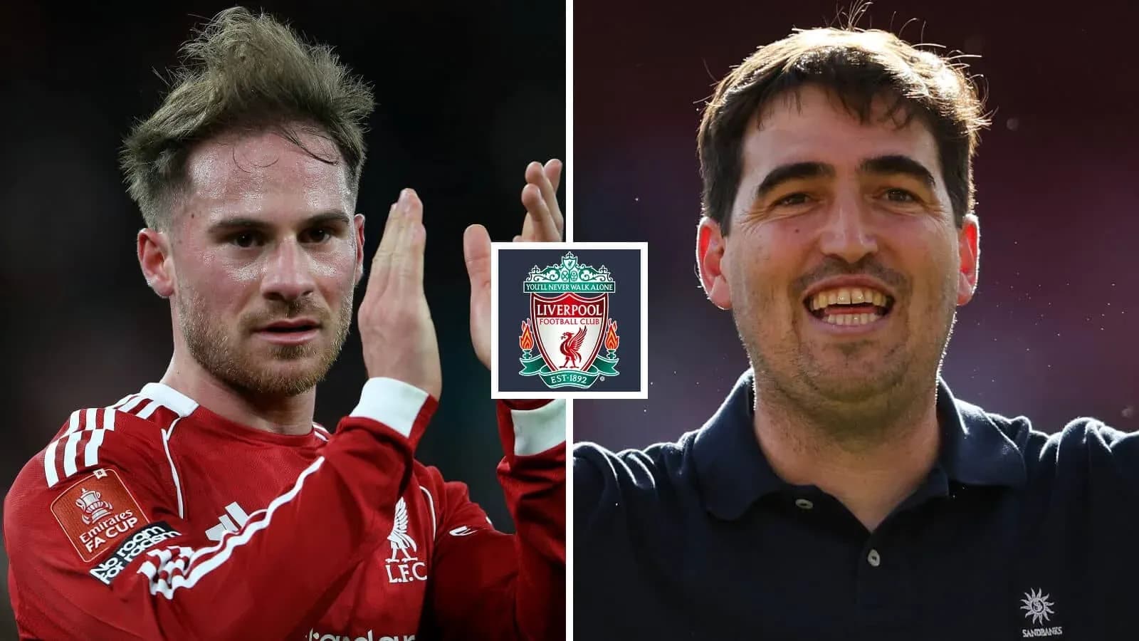 Jugadores de Liverpool mostrando gestos positivos Jugadores de Liverpool mostrando gestos positivos