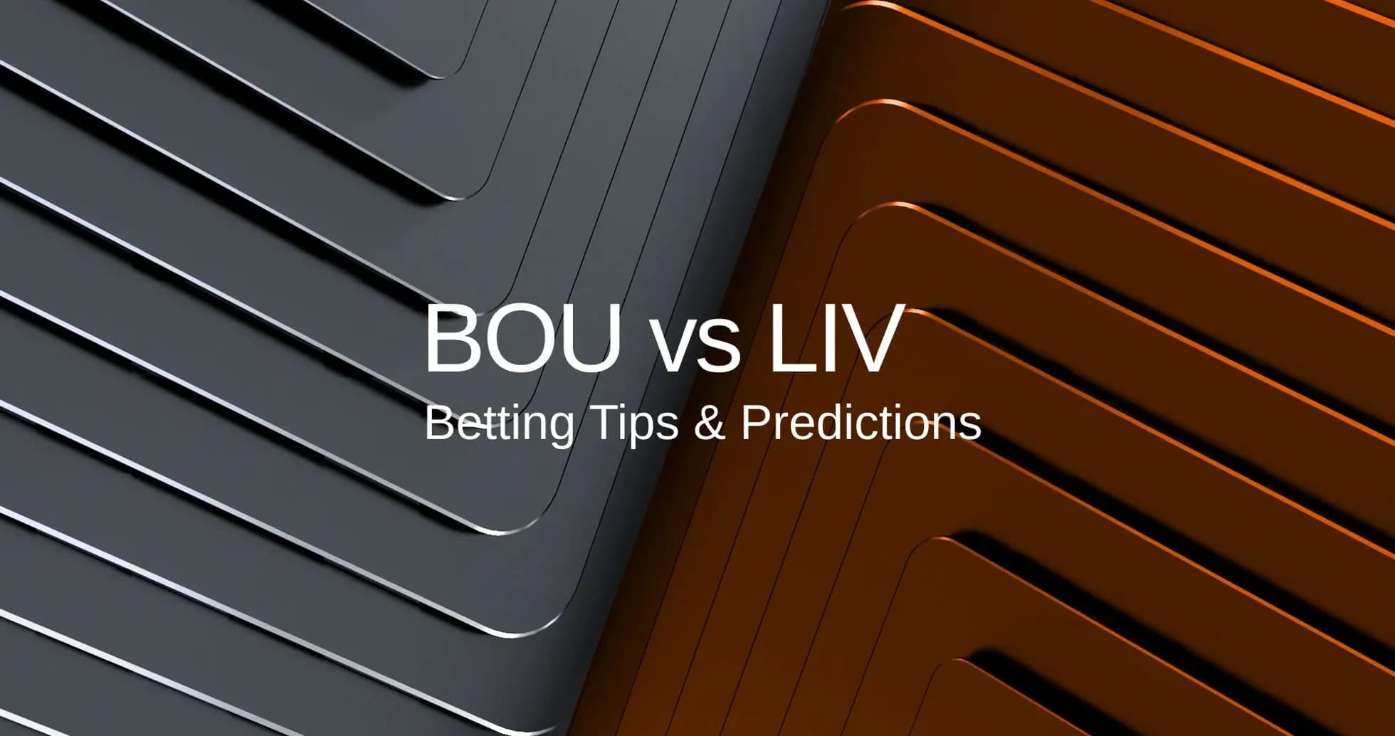 Diseño gráfico de BOU vs LIV con texto Diseño gráfico de BOU vs LIV con texto