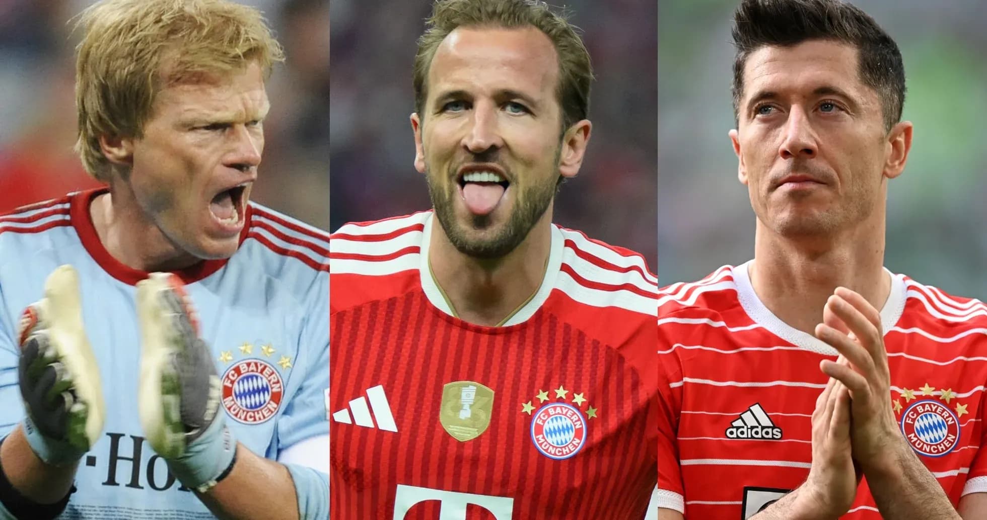 Tres jugadores del Bayern Munich en acción Tres jugadores del Bayern Munich en acción