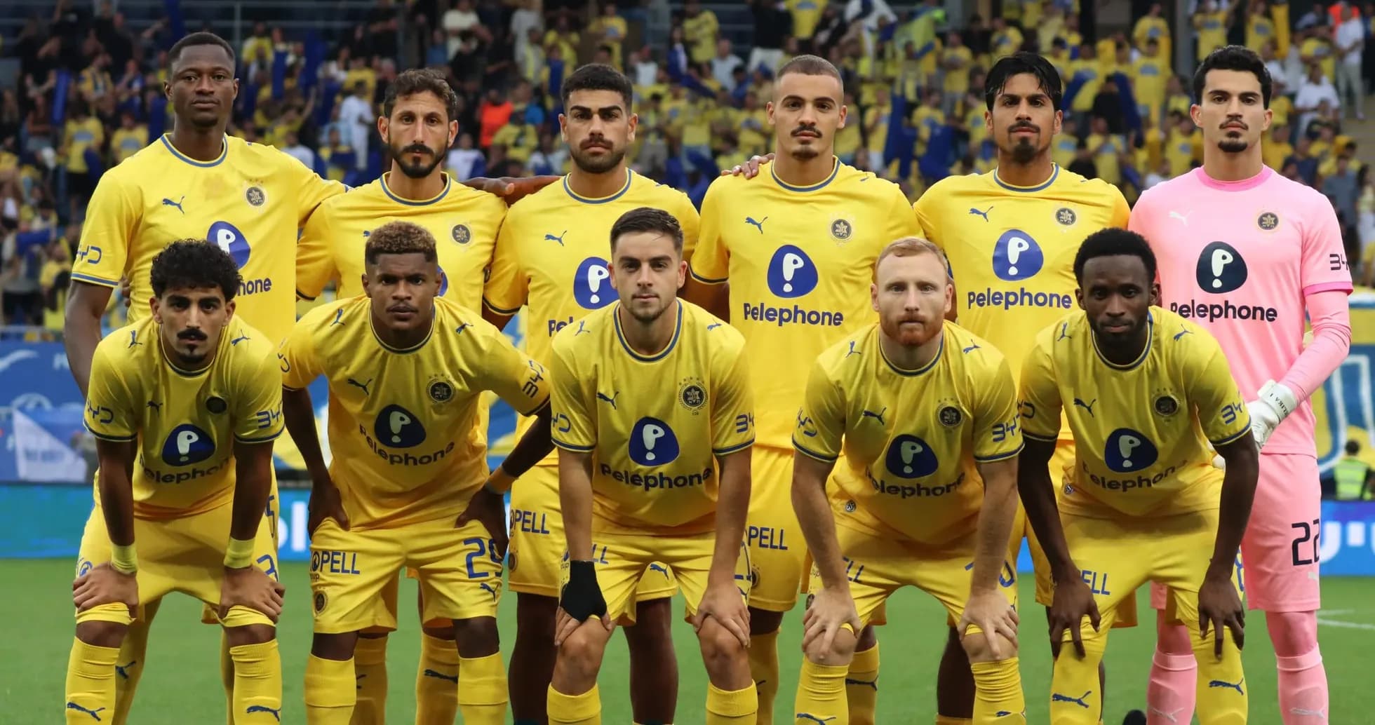 Equipo de Maccabi Tel Aviv en formación Equipo de Maccabi Tel Aviv en formación