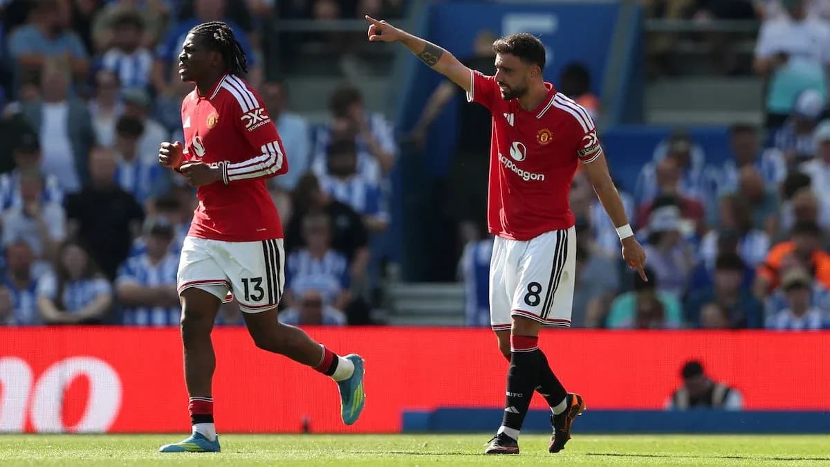 Jugadores del Manchester United en el partido Jugadores del Manchester United en el partido