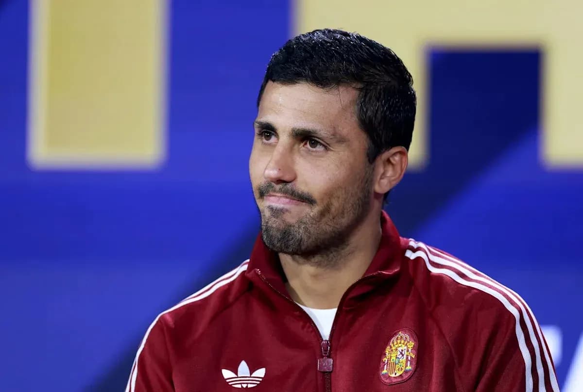 Jugador de la selección española en rueda de prensa Jugador de la selección española en rueda de prensa