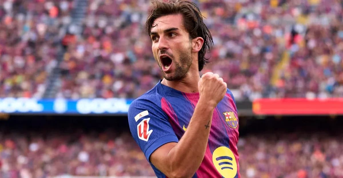 Jugador del FC Barcelona celebrando un gol Jugador del FC Barcelona celebrando un gol