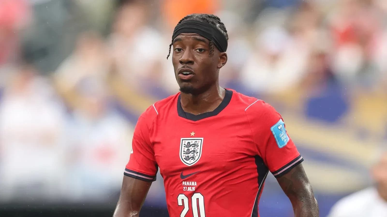 Jugador de Inglaterra en acción durante el partido Jugador de Inglaterra en acción durante el partido