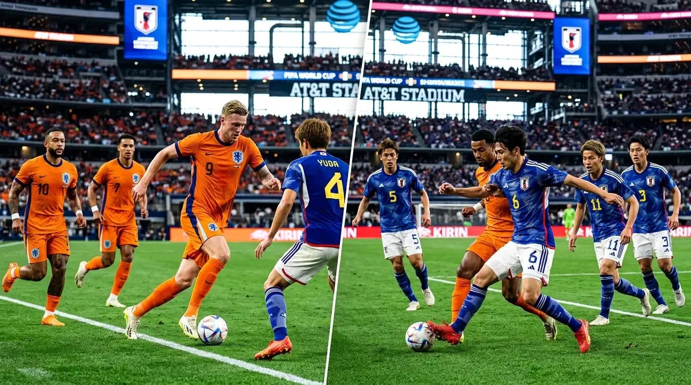 Partido entre Países Bajos y Japón en el Mundial Partido entre Países Bajos y Japón en el Mundial