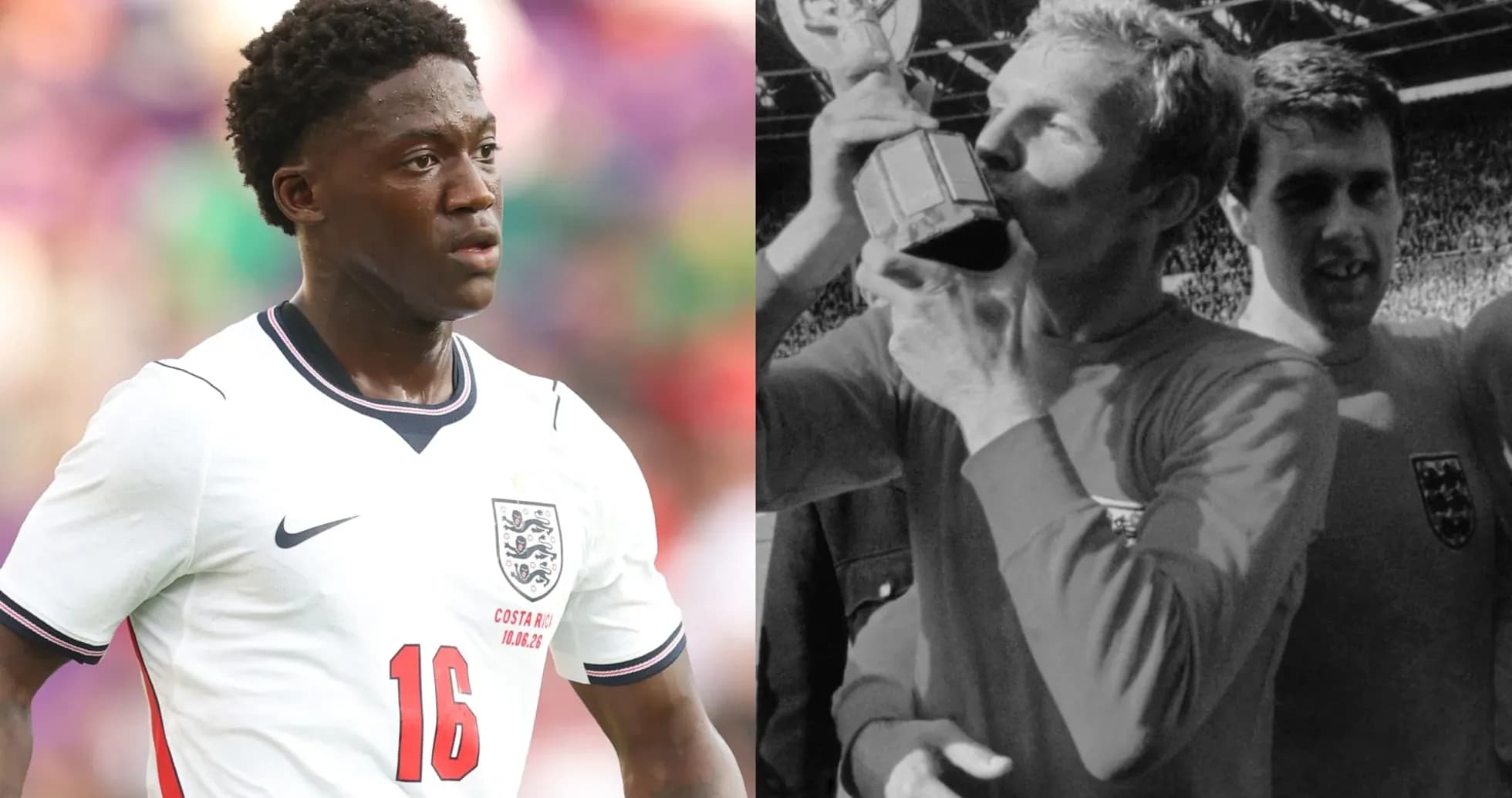 Jugador de Inglaterra y celebración de la Copa del Mundo Jugador de Inglaterra y celebración de la Copa del Mundo