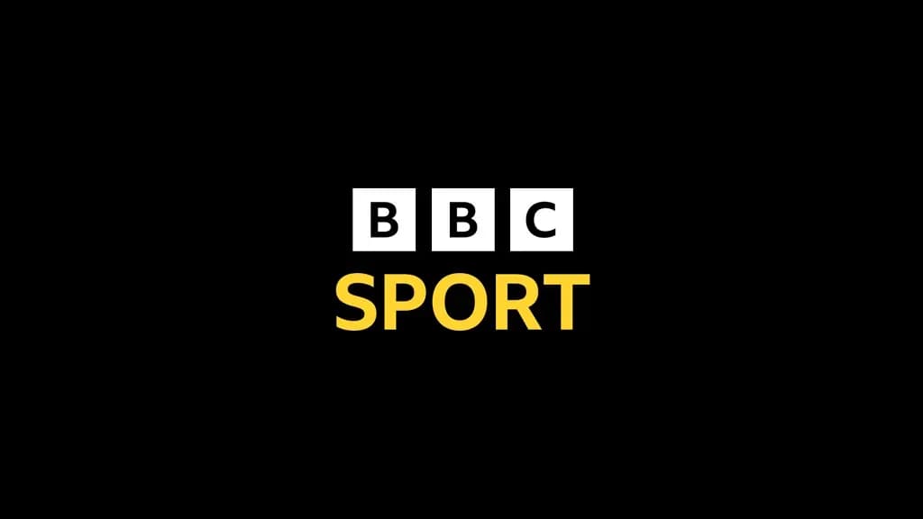 Logo de BBC Sport sobre fondo negro Logo de BBC Sport sobre fondo negro
