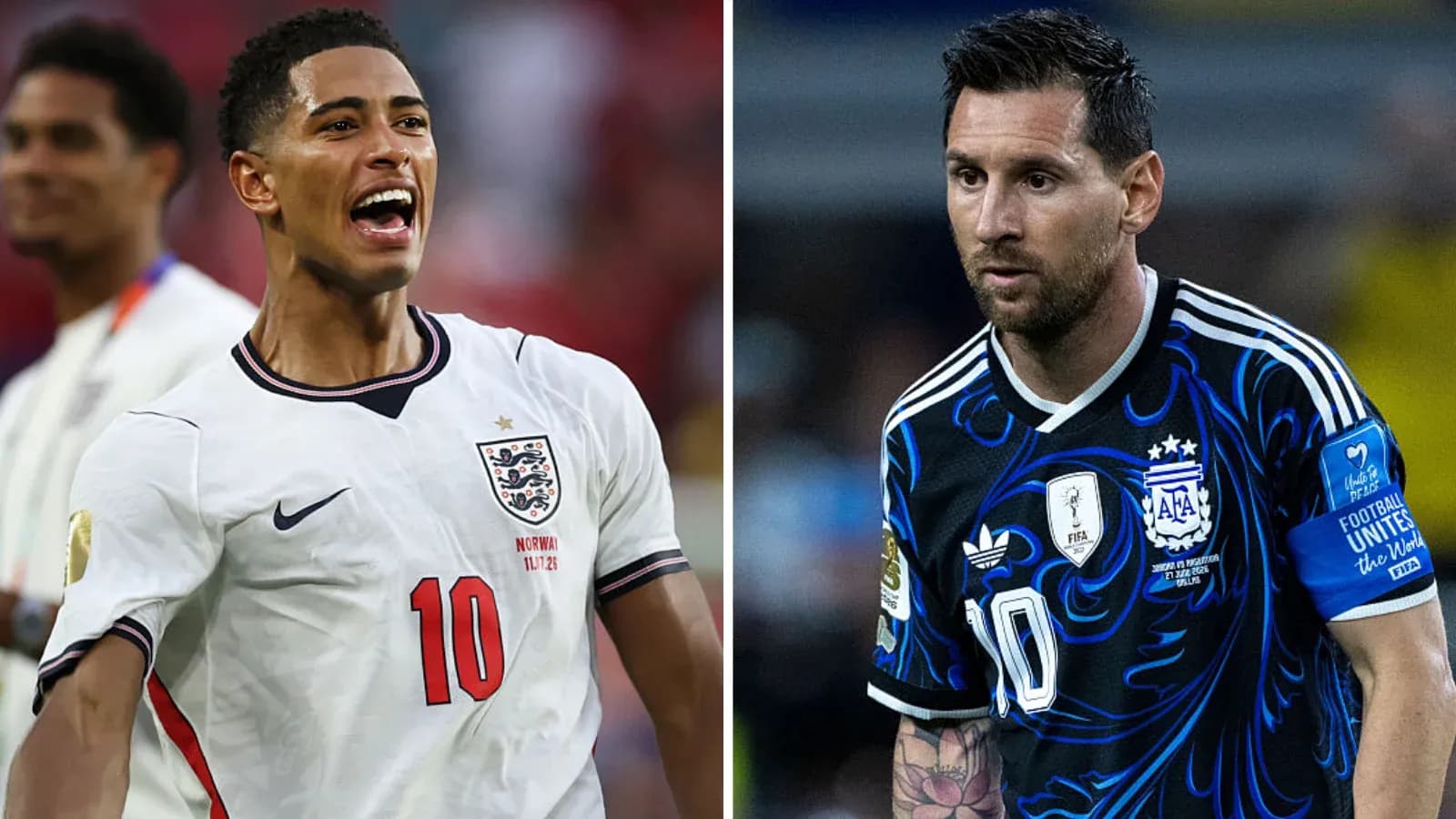 Jugadores de Inglaterra y Argentina en el Mundial Jugadores de Inglaterra y Argentina en el Mundial