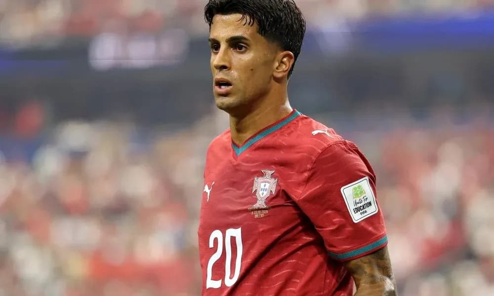 Jugador de Portugal en el campo durante el partido Jugador de Portugal en el campo durante el partido