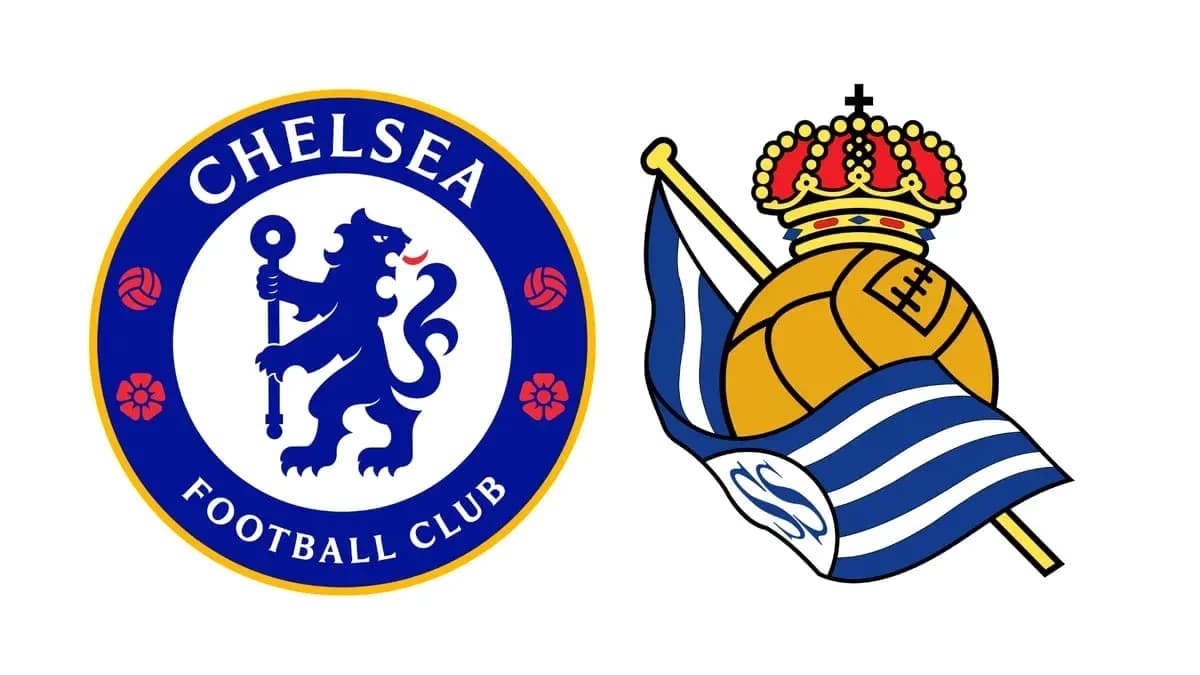 Logos de Chelsea FC y Real Sociedad Logos de Chelsea FC y Real Sociedad