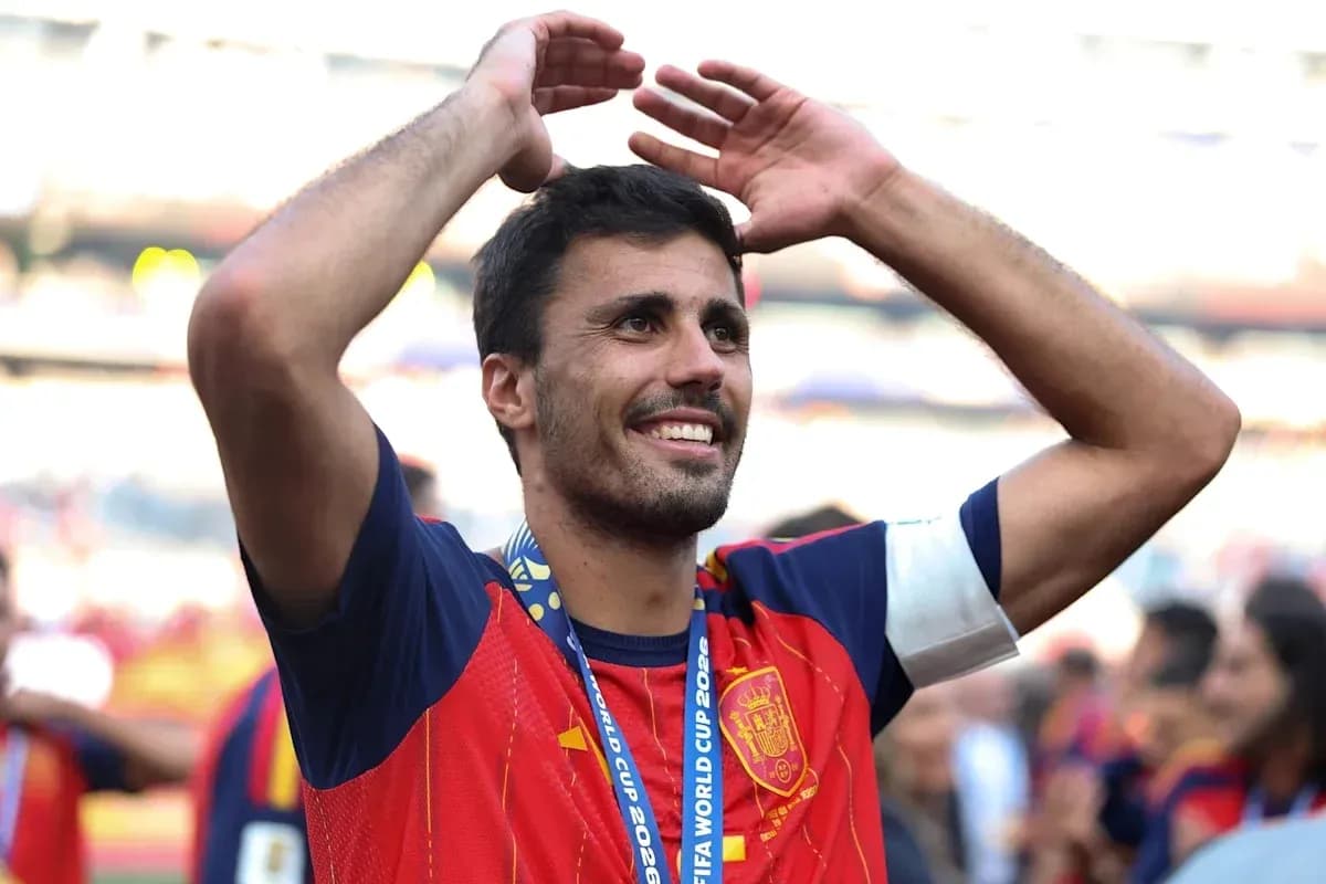 Jugador de España celebrando tras el partido Jugador de España celebrando tras el partido