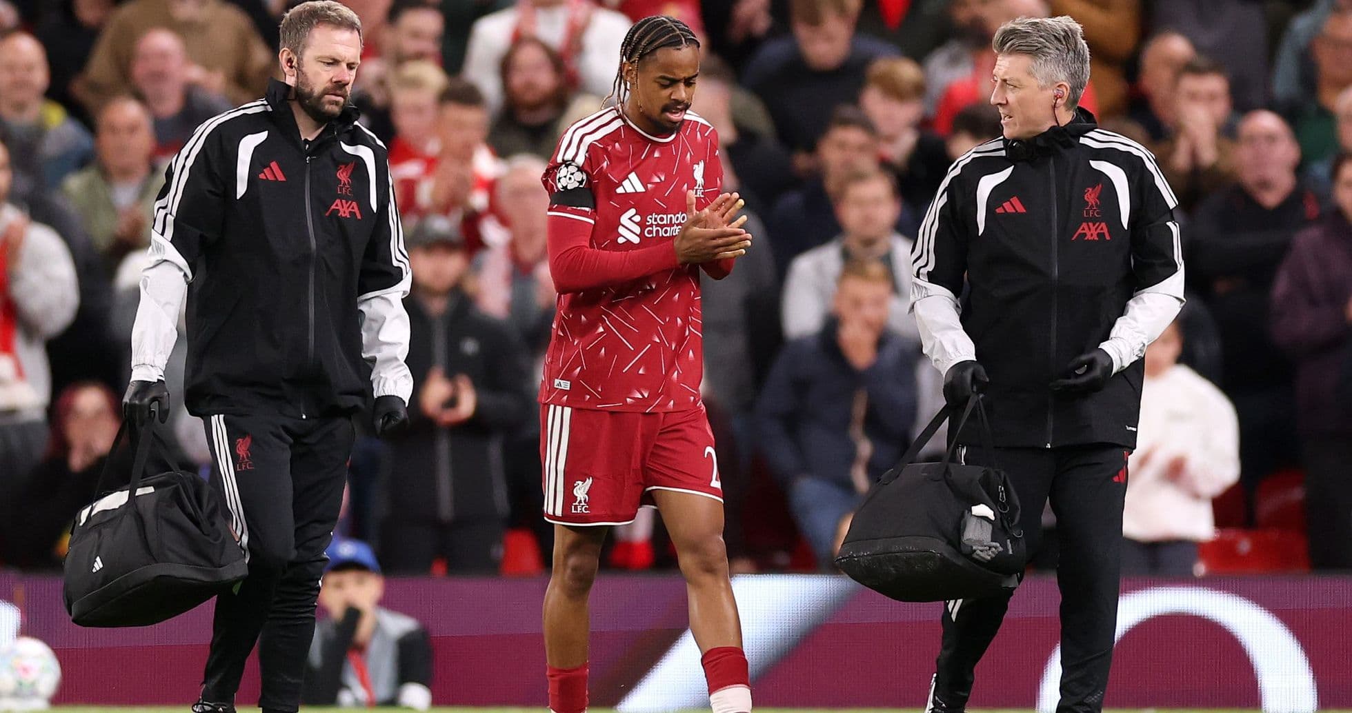 Actualización sobre la lesión de Bradley Barcola tras su debut en Anfield con el Liverpool Actualización sobre la lesión de Bradley Barcola tras su debut en Anfield con el Liverpool